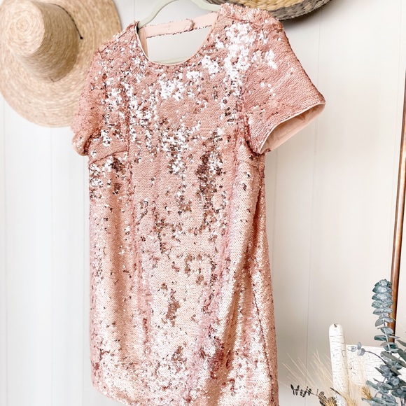 paxzen rainn Dresses & Skirts - Rose Gold Sequin Dress